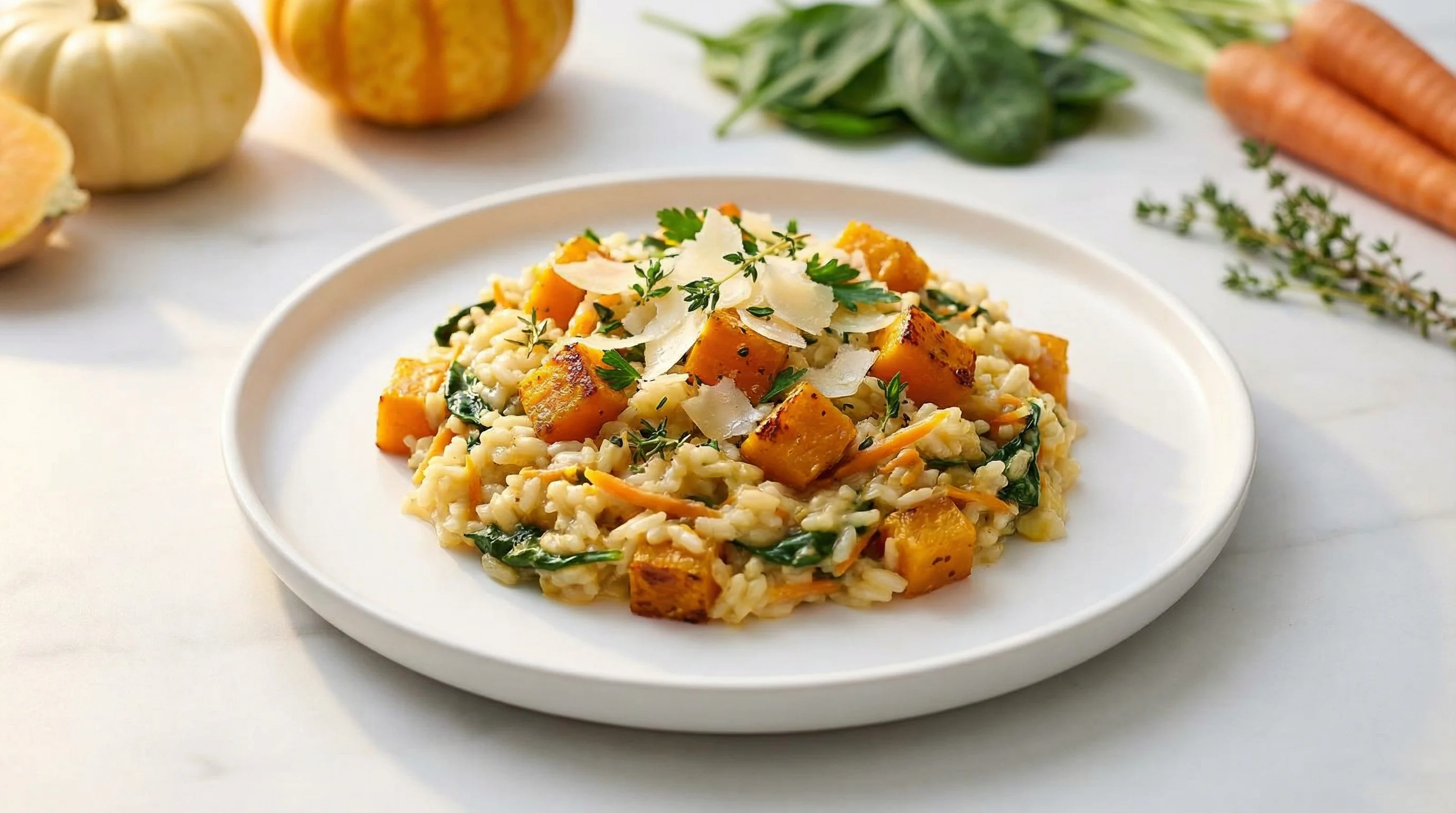 Creamy Garden Vegetable Risotto (Low FODMAP) - Low FODMAP Recipe